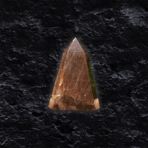 ไหมน้ำตาล จักรพรรดิ (Brown Rutile Quartz) 