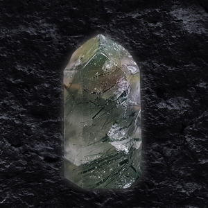 ไหมเขียว (Green Rutiated Quartz)