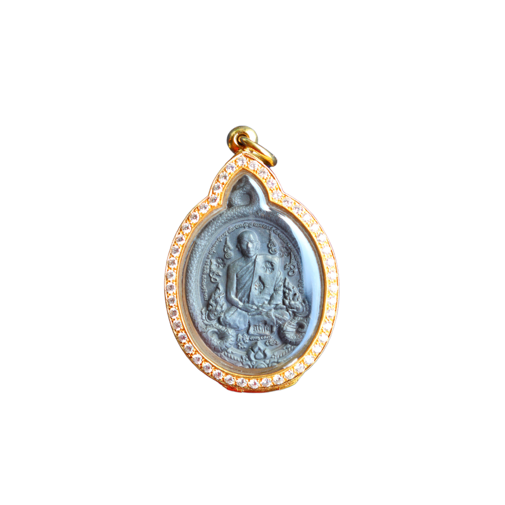 เหรียญรุ่นแรก นาคราชคู่ เนื้อตะกั่วลองพิมพ์