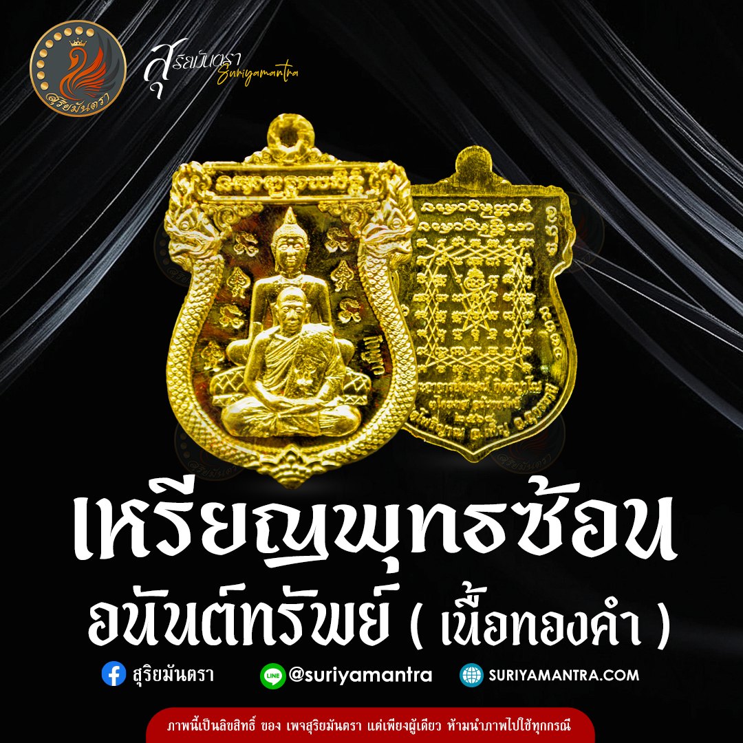 เหรียญพุทธซ้อน  อนันต์ทรัพย์